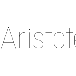 Aristotelica Pro Text Condensed