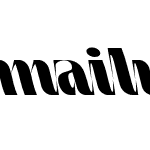 mailyn reverse italic