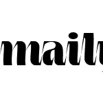 mailyn font