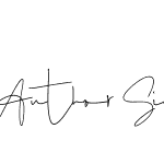 Author Signature