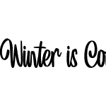 Winter is Coming Script