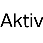 Aktiv Grotesk VF