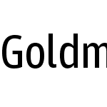 Goldman Sans Condensed VF App