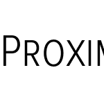 Proxima Nova S Condensed