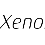 XenoisSemiW05-LightItalic