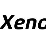 XenoisSansW04-BoldItalic