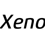 XenoisSansW01-MediumItalic
