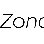 ZonaW03-LightItalic