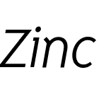 ZincW05-Italic