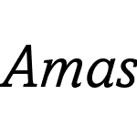 AmasisETW08-Italic