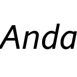 AndaleSansWGLW05-Italic