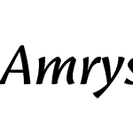 AmrysW05-BookItalic