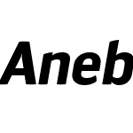 AnebaNeueW05-SemiBolditalic