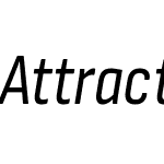 AttractiveCondW05-Italic