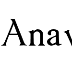 AnavioW03-Regular