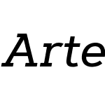 ArtegraSlabW05-MediumItalic