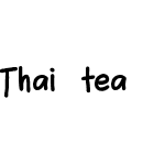 Thai tea