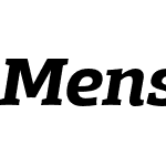 Mensch Serif