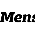 Mensch Serif