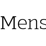 Mensch Serif