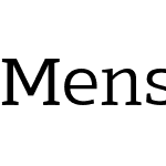 Mensch Serif