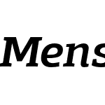 Mensch Serif