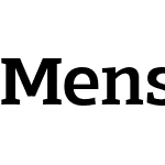 Mensch Serif