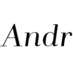 AndradeW05-Italic