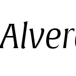 AlverataW04-LightItalic