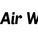 AirW05-HeavyItalic