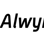 AlwynNewW05-MediumItalic