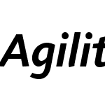 AgilitaW05-BoldItalic
