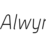 AlwynNewRoundedW05-ThinIt