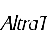 AltraTwoW05-Italic