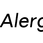 AlergiaWideW29-Italic