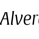 AlverataPEW05-LightItalic