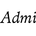 AdministerW05-BookItalic