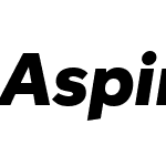 AspiraWideW05-BlackItalic