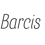 BarcisW05-CondLightItalic