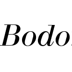 BodoniW05-Italic