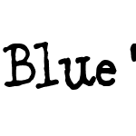 Blue Type