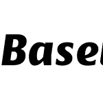 BaselNeueW05-BlackItalic