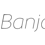 BanjaxW03-ThinItalic