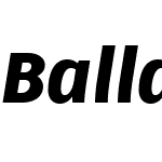 BallarihW05-ExtraBoldItalic