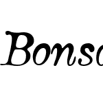 BonsaiW05-Italic
