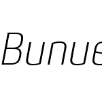 BunueloCleanW03-LightItalic