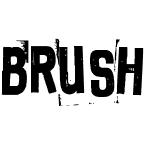 BrushPosterGroteskW05-Misprint