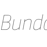 BundaySansW03-HairUpItalic