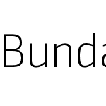 BundaySansW03-Light