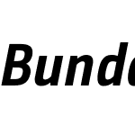 BundaySansW03-BoldUpItalic